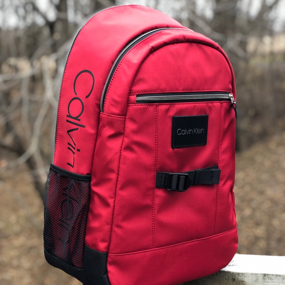 NEW Calvin Klein Backpack | Red & Black | Quality